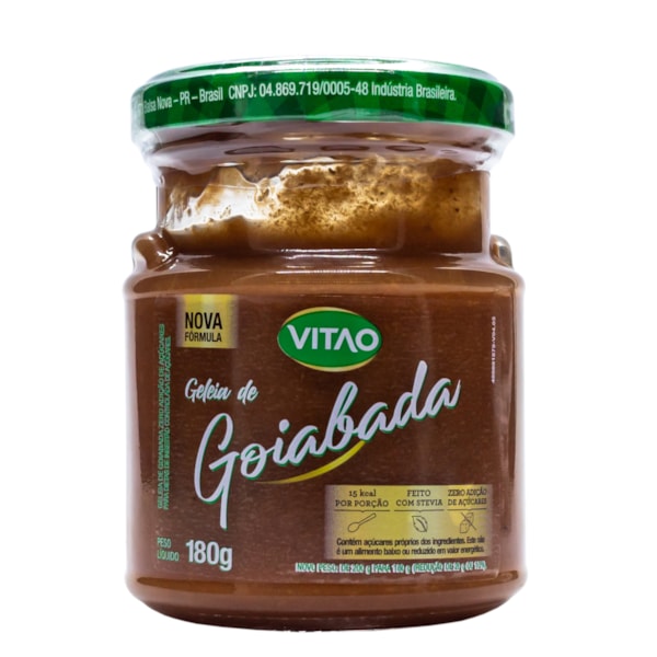 Geléia de Goiabada S/ Açúcar 180g - VITAO