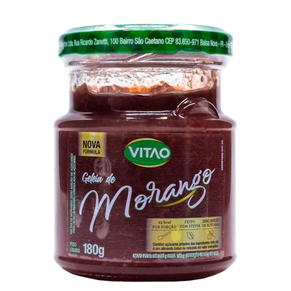 Geléia de Morango S/ Açucar 180g - VITAO