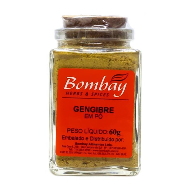 Gengibre em Pó 60g Bombay