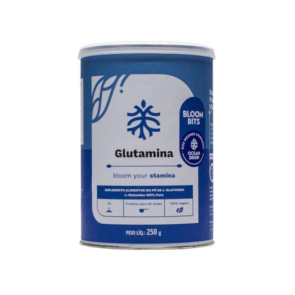 Glutamina Em Pó 250g Ocean Drop