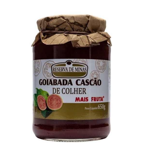 Goiabada Cascão Colher S/ Glúten 650g Reserva De Minas