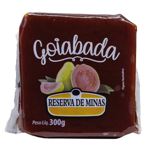 Goiabada Lisa s/ Glúten 300g Reserva de Minas