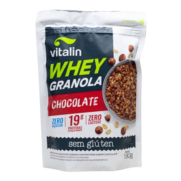 Granola Chocolate C/ Whey 180g Vitalin