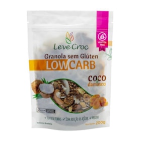 Granola com Coco e Damasco Low Carb 200g - Leve Crock Granola com Coco e Damasco Low Carb 200g - Leve Crock