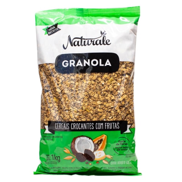 Granola de Cereais e Frutas Naturale 1Kg