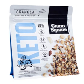 Granola Keto Macadâmia Com Chocolate 200g Granosquare