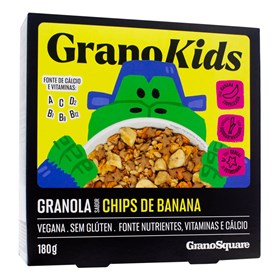 Granola Kids Sabor Chips De Banana 180g Granosquare