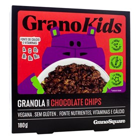 Granola Kids Sabor Chocolate Chips 180g Granosquare