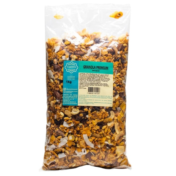 Granola Premium Sem Açúcar 1kg Alquimya