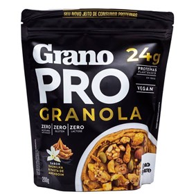 Granola Proteica Sabor Baunilha & Pasta De Amendoim S/ Glúten, Lactose E Açúcar 200g Granosquare