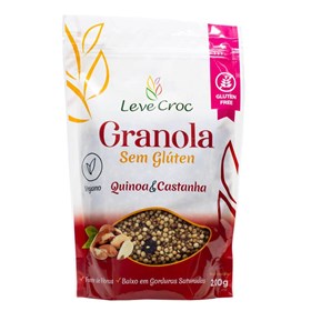 Granola sem Glúten com Quinoa e Castanha 200g - Leve Croc