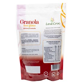 Granola sem Glúten com Quinoa e Castanha 200g - Leve Crock