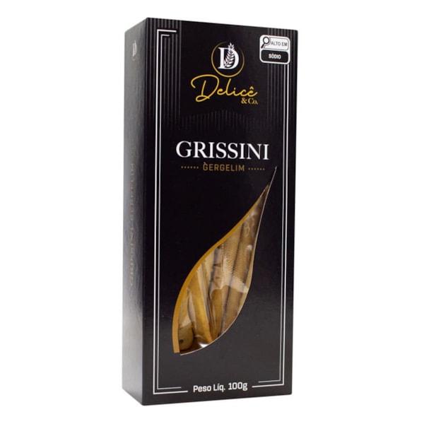 Grissini Sabor Gergelim 100g Delicê