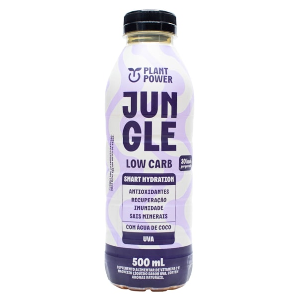 Isotonico Orgânico Low Carb Sabor Uva 500ml Jungle