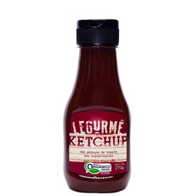 Ketchup Orgânico em bisnaga c/ Pedaços de Tomate 270g – Legurmê