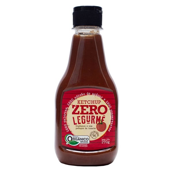 Ketchup Orgânico em Bisnaga Zero 270g – Legurmê