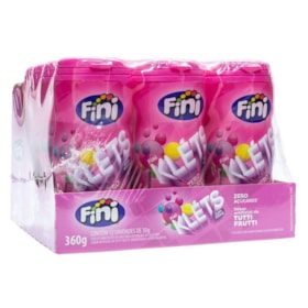 Kléts sabor Tutti Frutti com Xilitol Zero Açúcar Display 12x30g Fini