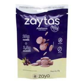 Lascas Crocantes Zaytas Protein Sabor Azeitona 50g Zaya