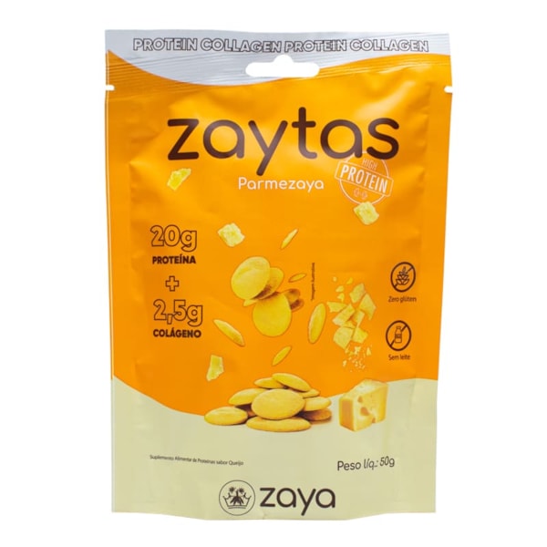 Lascas Crocantes Zaytas Protein Sabor Parmezaya 50g Zaya