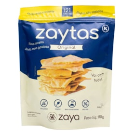 Lascas Crocantes Zaytas Sabor Original S/ Glúten 80g Zaya