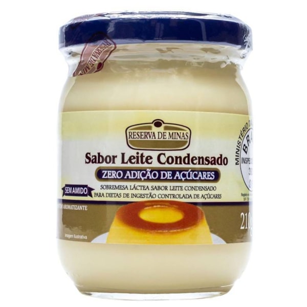 Leite Condensado Zero 210g Reserva De Minas