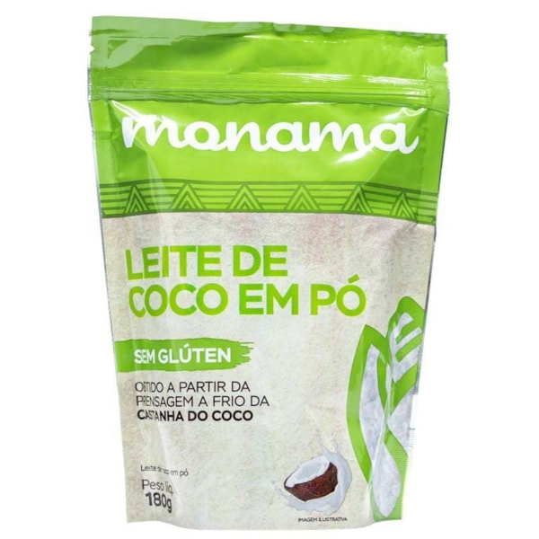 Leite de Coco em Pó 180g - Monama