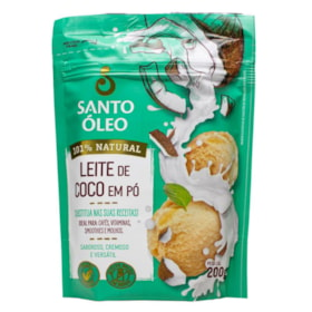 Leite De Coco Em Pó 200g Santo Óleo