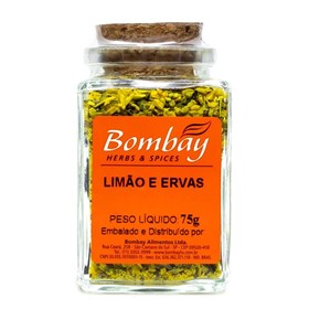 Limão E Ervas Vidro 75g Bombay