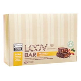 Loov Bar Amendoim Crocante Display 12X30g Chocolife