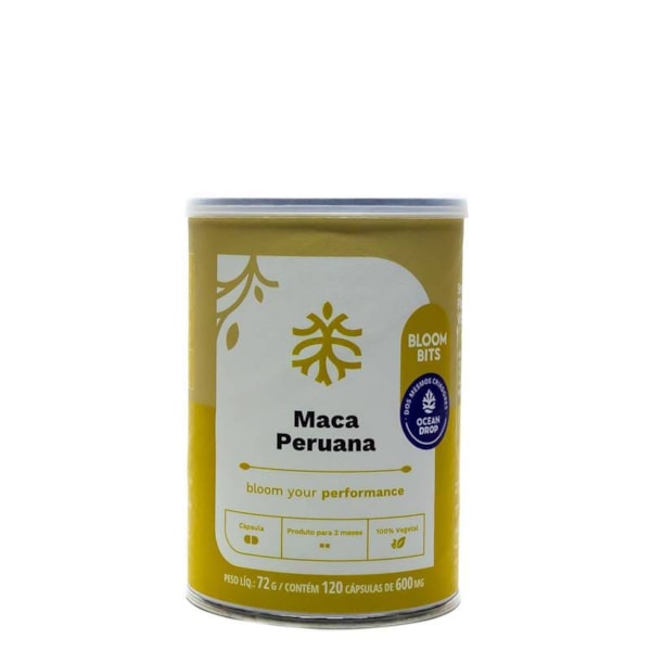 Maca Peruana 120 cápsulas 600mg Ocean Drop