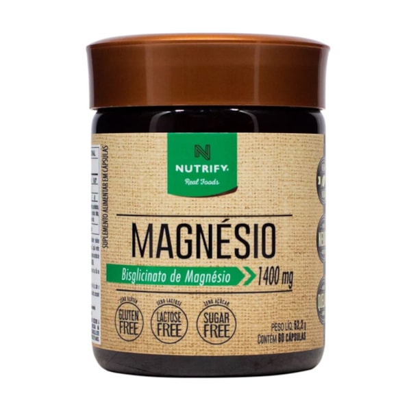 Magnésio 60 Cápsulas Nutrify