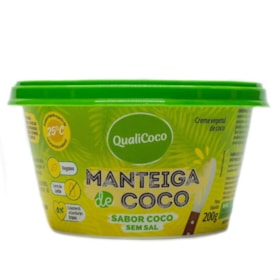 Manteiga de Coco sabor Coco s/ Sal 200g - QualiCoco