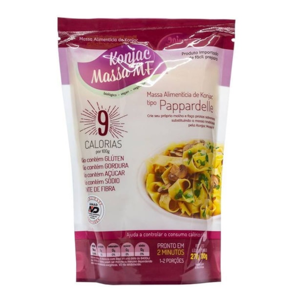 Massa Alimentícia Tipo Pappardelle 270g Konjac Massa Mf