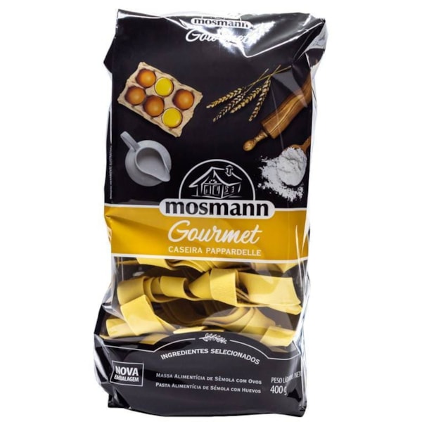 Massa Caseira Pappardelle 400g Mosmann