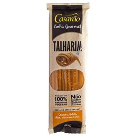 Massa Gourmet Talharim c/ Cenoura, Batata Doce, Cúrcuma e Chia 300g - Casarão s/ Glúten