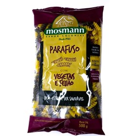 Massa parafuso c/ vegetais 500g - Mosmann