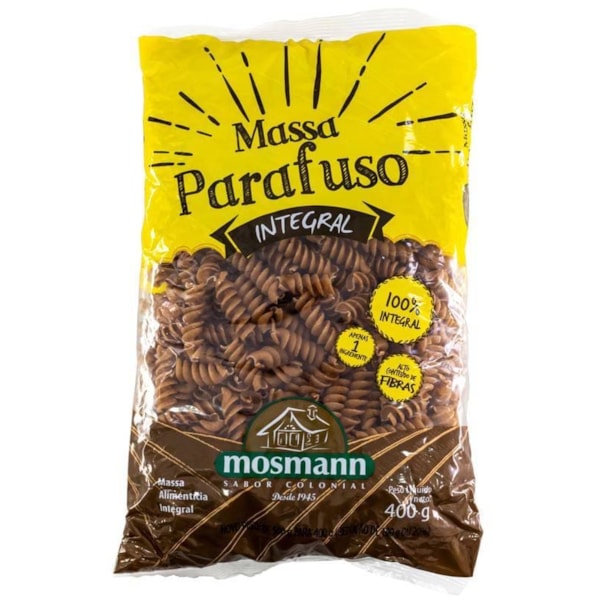 Massa Parafuso Integral 400g - Mosmann