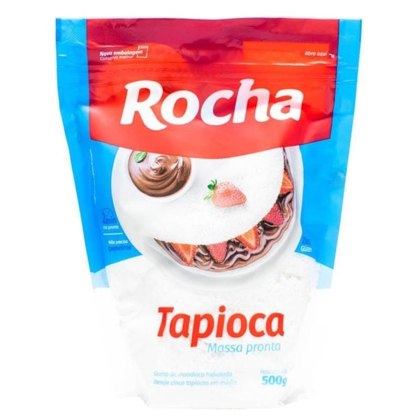 Massa Pronta P/ Tapioca s/ Glúten 500g Rocha