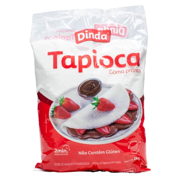 Massa Pronta para Tapioca 1kg - Dinda