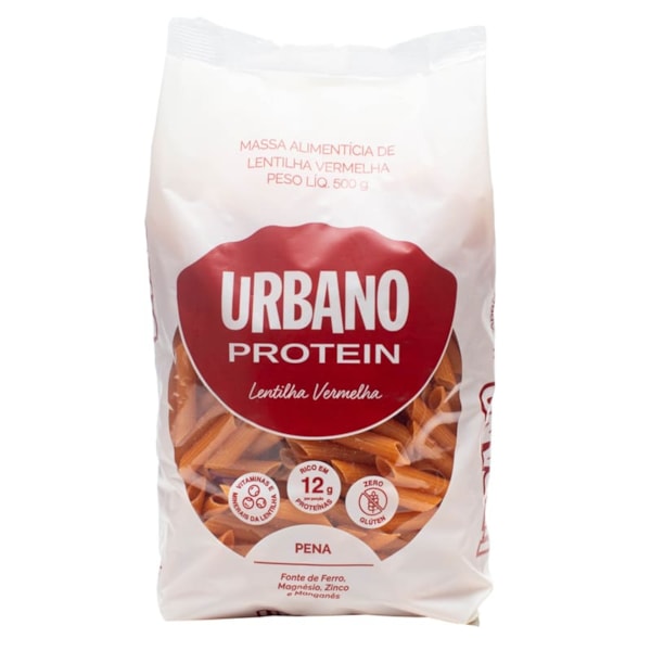 Massa Protein De Lentilha Vermelha S/ Glúten Pena 500g Urbano