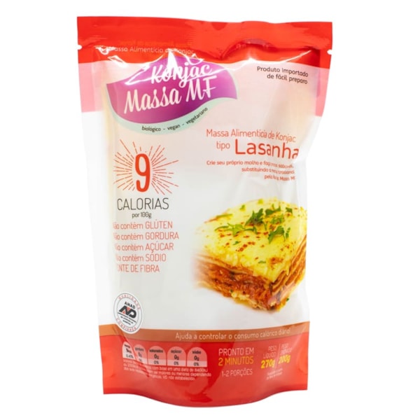 Massa tipo Lasanha 270g - Konjac