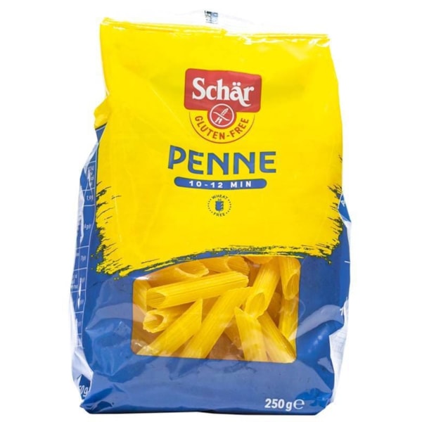 Massa tipo penne sem glúten 250g Schär