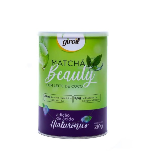 Matchá Beauty c/ Leite de Coco 210g Giroil