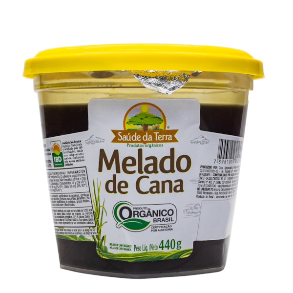 Melado Orgânico 440G - Saúde da Terra