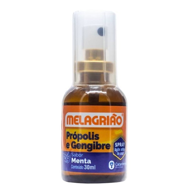 Melagrião Própolis E Gengibre Sabor Menta Spray 30ml Catarinense Pharma