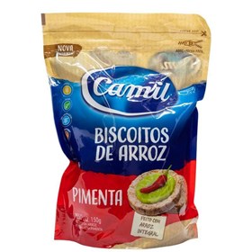 Mini biscoito de Arroz integral sabor Pimenta 150g - Camil