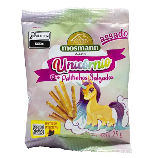 Mini Palitinhos Unicórnio 25g Mosmann