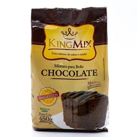 Mistura em pó para bolo sabor chocolate 450g - King Mix