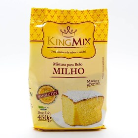Mistura em pó para bolo sabor milho 450g - king Mix