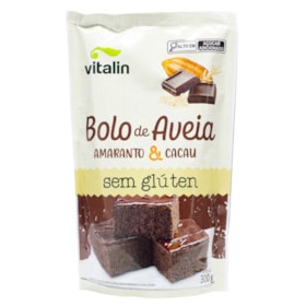 Mistura p/ bolo SEM GLÚTEN Aveia/Amaranto/Cacau 300g - Vitalin